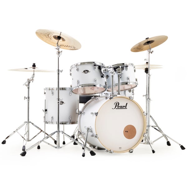 Pearl EXX705NBR/C735 Export Matt White Drum Kit