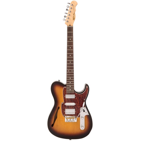 Fret-King Country Squire Semitone Deluxe Original Classic Burst Electric Guitar