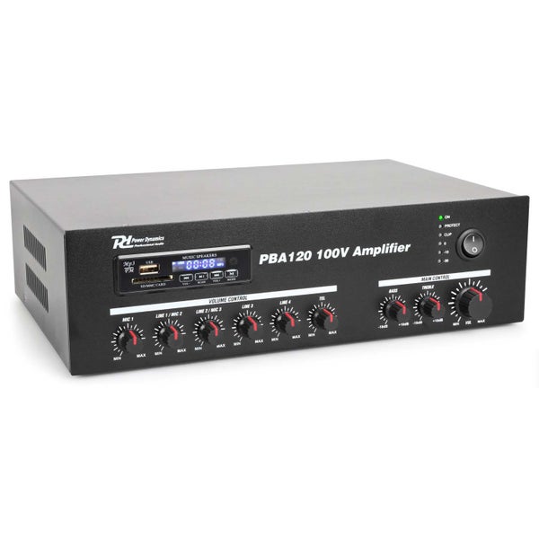 Power Dynamics PBA120 100V, 120W Amplifier