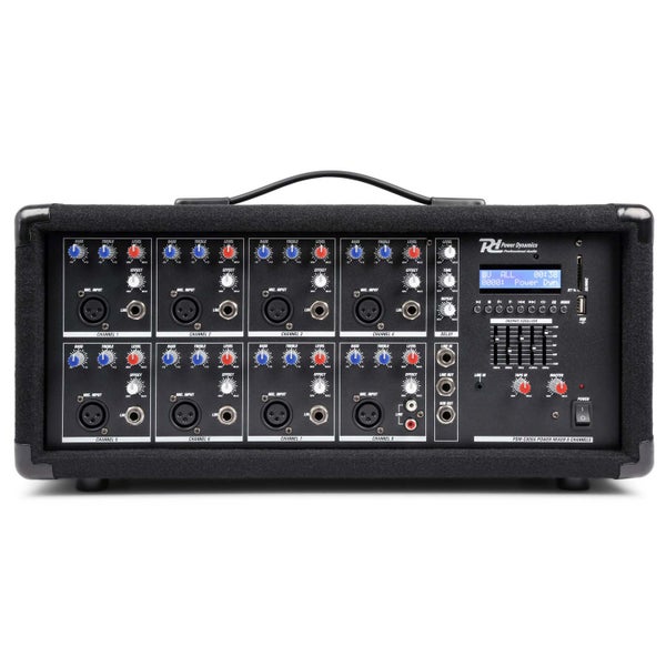 Power Dynamics PDM-C805A 8-Channel Mixer with Amplifier