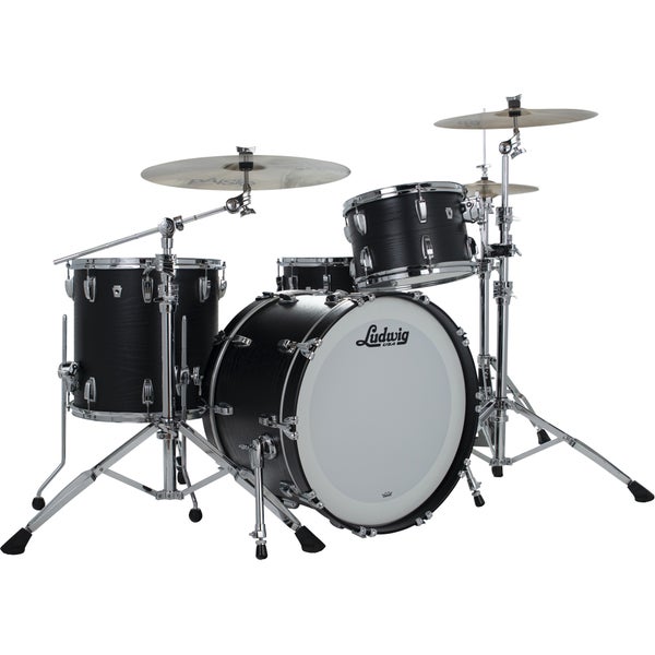 Ludwig L7342AXBHWC Classic Oak Fab Night Oak 3-Piece Shell Set