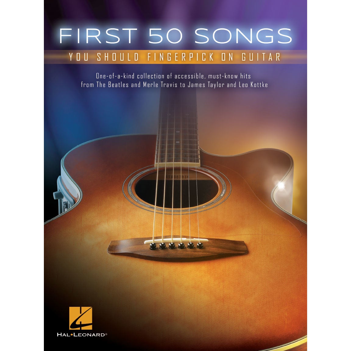 Hal Leonard First 50 Songs You Should Fingerpick on Guitar Songbook