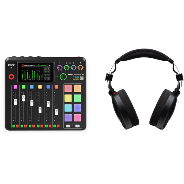 Rode Rodecaster Pro II With NTH-100 Headphones