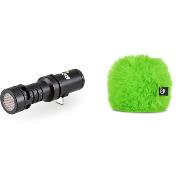 Rode Videomic ME-L With WS9 Windshield (Green)