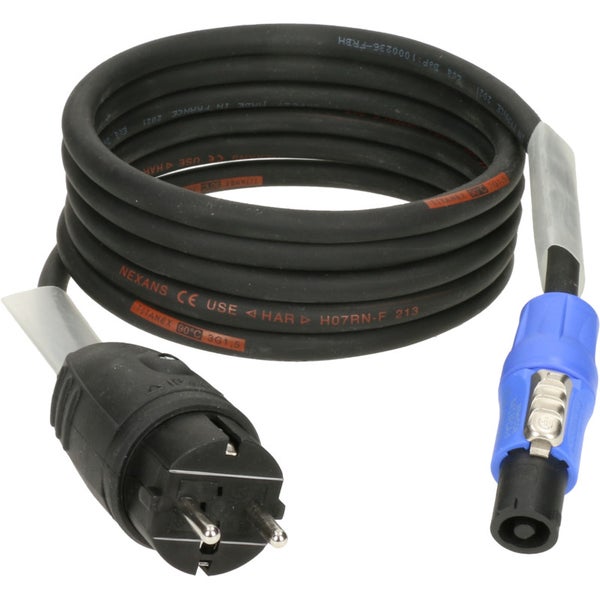 Klotz PT1-GA0030 câble d'alimentation 1,5 mm² Schuko - powerCON A 3 m