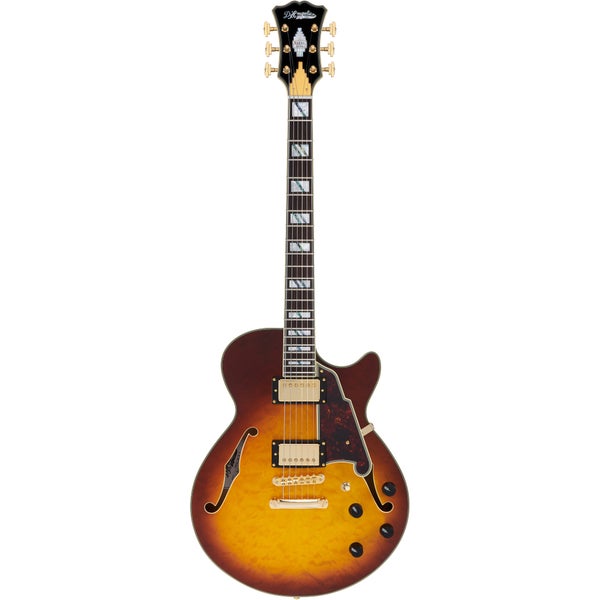 D'Angelico Excel SS XT Stopbar Iced Tea Burst Semi-Acoustic Guitar